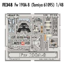 Detailset Focke Wulf FW190A-8 (Tamiya)  FE348