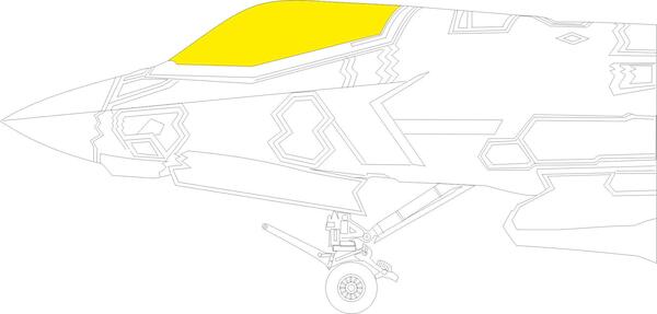 Mask F35B Lightning II  TFace (Trumpeter)  jx323