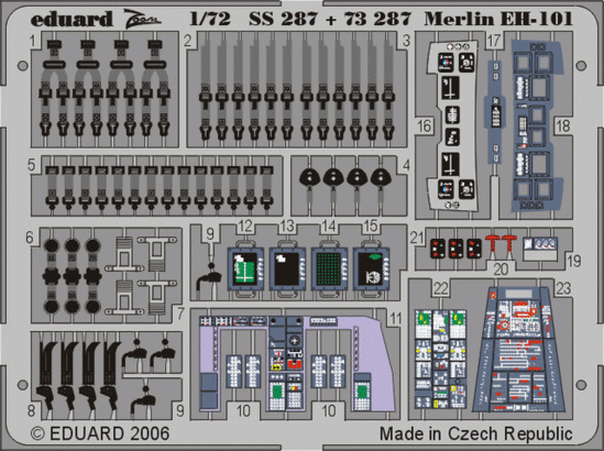 Detailset EH101 Merlin (Revell / Italeri)  SS287