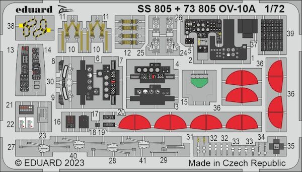 Detailset OV10A Bronco Interior (ICM)  SS805