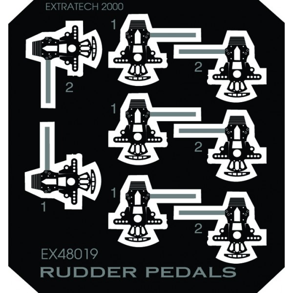 Rudder Pedals. Luftwaffe WW2  EX48019