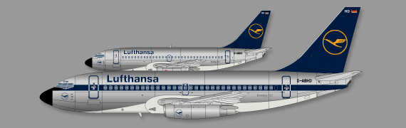 Boeing 737-200 (Lufthansa Experimental scheme)  FD14525