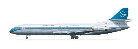Caravelle 10B (Syrianair)  FRP4076