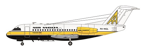 Fokker F28-1000 (Air Anglia)  FRP4088