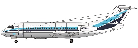 Fokker F28-4000 (Aerolinas Argentinas)  FRP4091