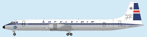 Canadair CL44J (Loftleidir)  FRP4123