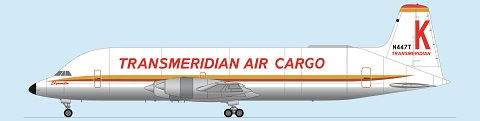 Canadair CL44 Guppy (Transmeridian)  FRP4125