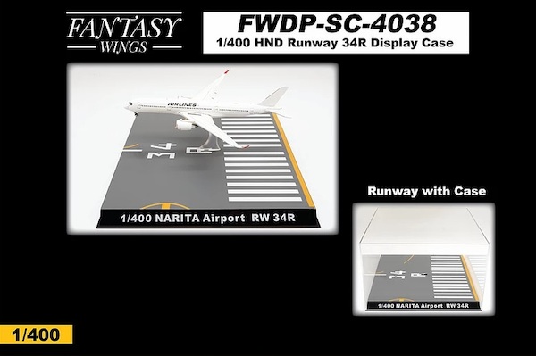 Narita Airport Runway 34R Display Case  FWDP-SC-4038