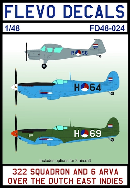 322sq and 6 Arva over the Dutch East Indies (LAST STOCKS)  FD48-024