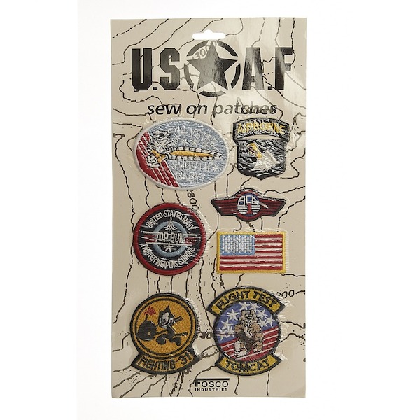 USAF and USNavy sew on emblems / patches (seven)  442330