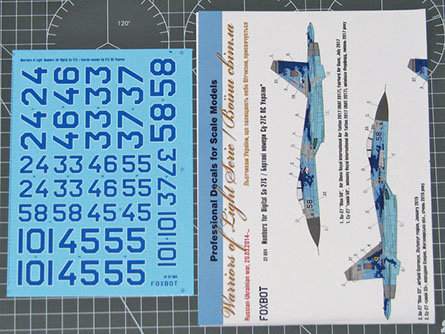 Sukhoi Su27S Ukrainian AF Digital Bortnumbers  FOX32-004