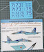 Sukhoi Su27UBM-1 Ukrainian AF Digital Bortnumbers Part 1 FOX32-005