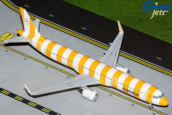 Airbus A321 Condor D-AIAD  sunshine / yellow stripes  G2CFG1175