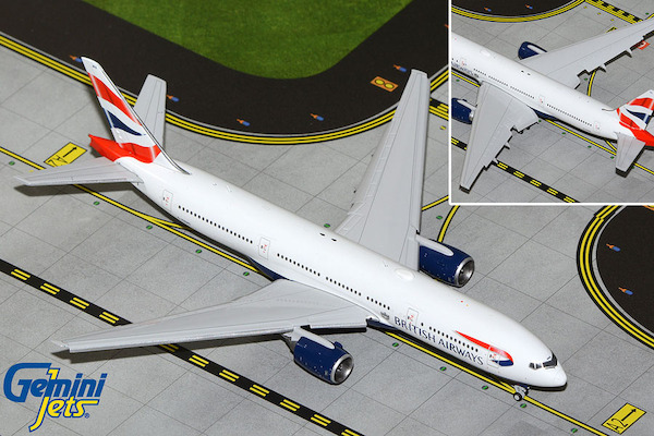 Boeing 777-200ER British Airways G-YMMS flaps down  GJBAW2117F