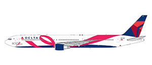 Boeing 767-400ER Delta Breast Cancer Research Foundation N845MH  GJDAL2154