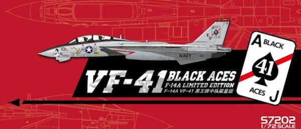 Grumman F14A Tomcat (VF41 Black Aces) Limited edition  S7202