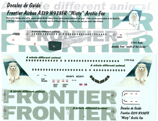 A319 (Frontier N938FR Arctic Fox)  GUIDO11-144