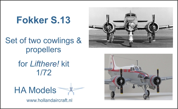 Fokker S13 cowlings and props (Lift Here Models)  S13-update
