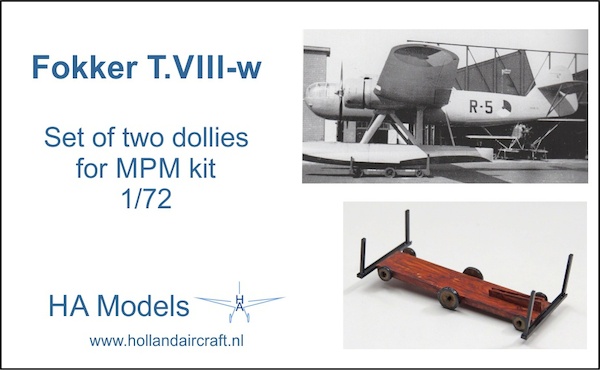 Fokker T8W Beaching gear (2 dollies)  NEW PRUCTION  RUN  T8W-DOLLY