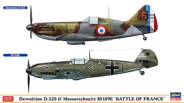 Dewoitine D520 & BF109E "Battle of France"  02332