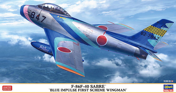 F86F-40 Sabre  "Blue Impulse first Scheme 'Wingman'"  07526