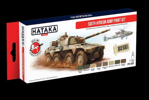 South African Army paint set  (8 colours)  HTK-AS92