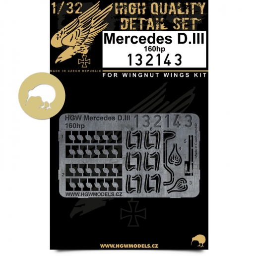 Mercedes DIII Engine Detail set (WNW)  HGW132143