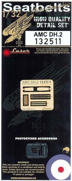 AMC DH2 Seatbelt set Laser cut (Wingnuts)  HGW132511