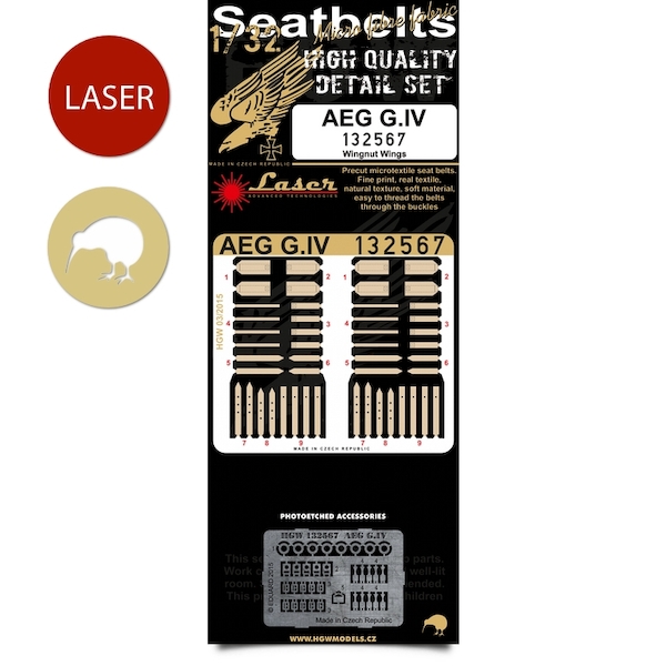 AEG G.IV Seatbelts (WNW)  HGW132567