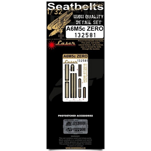 A6M5c Zero Seatbelts  HGW132581