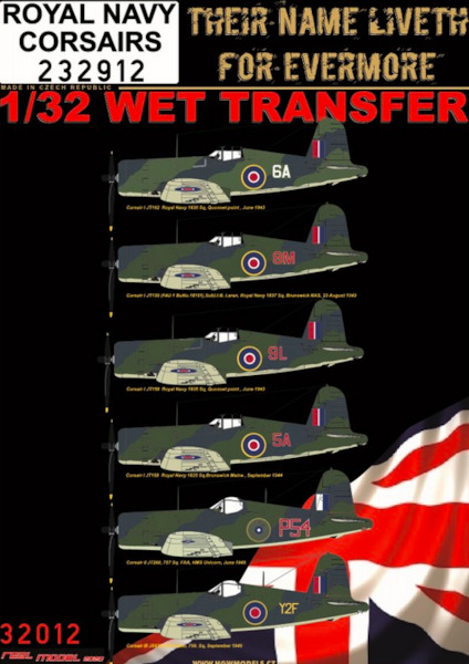 Wet Transfers  Corsair II  (Royal Navy)  HGW232912