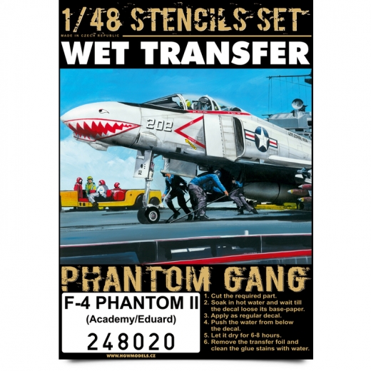 Wet Transfer stencils for F4 Phantom (Academy)  HGW248020
