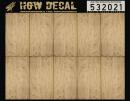 Pinewood panels on white base (greenish)  HGW532021