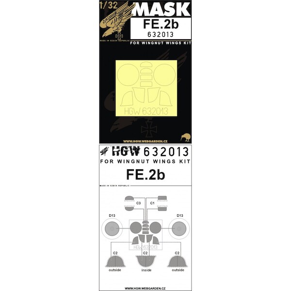 Fe2b mask (Wingnut)  HGW632013