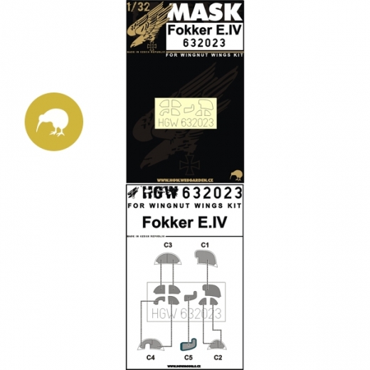 Fokker EIV mask (Wingnut)  HGW632023