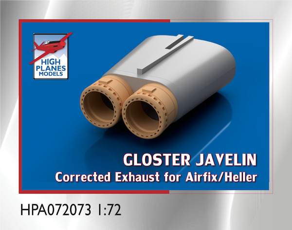 Gloster Javelin FAW9 Exhaust Correction set (Airfix)  HPA072073