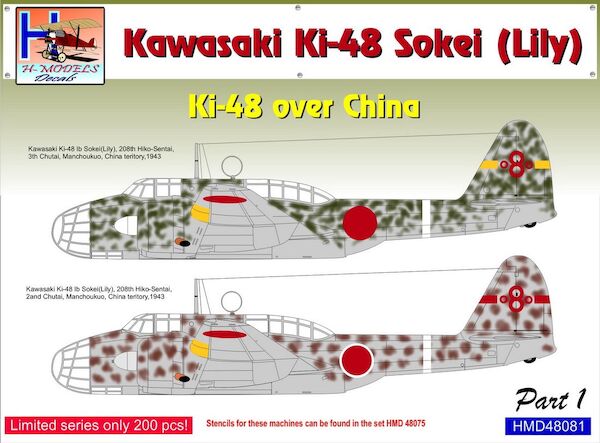 Kawasaki Ki48 'Lily' over China, Pt.1  HMD48081