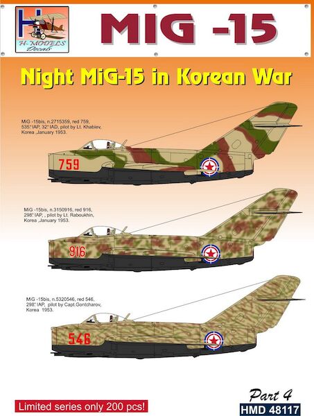 Mikoyan MiG15 Night Fighters over Korea, Pt.4  HMD48117