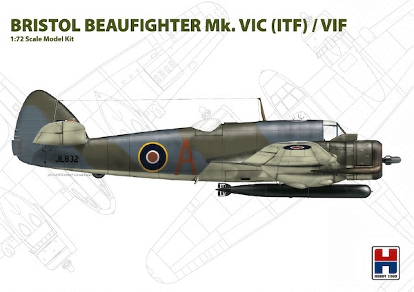 Bristol Beaufighter MKVIc (ITF) / MKVIF  72004