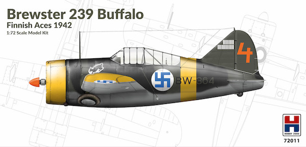 Brewster Buffalo model 239 (F2A-1) Finnish AF 1942  72011