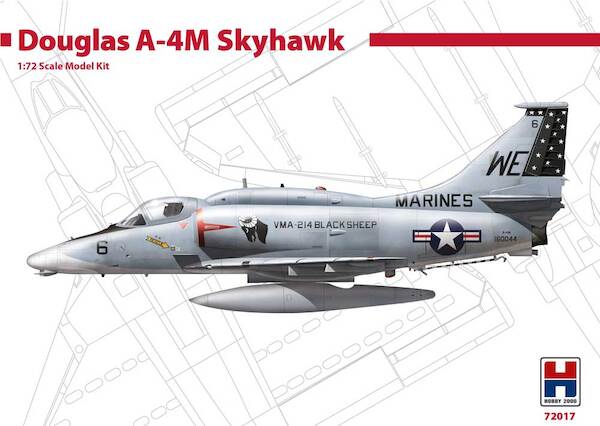 Douglas A4M Skyhawk (VMA214 Blacksheep, Hi-Viz and Lo-viz) (BACK IN STOCK)  72017