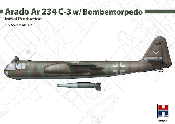 Arado AR234C-3 with Bombentorpedo  72050