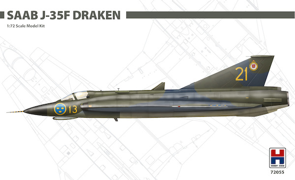 Saab J35F Draken  72055
