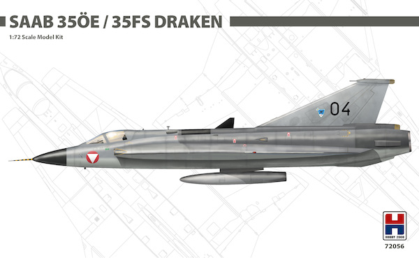 Saab 35E/35FS Draken  72056