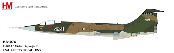 F-104A ROCAF 4241, 41st TFS,  "Alishan 6 project" 1970  HA1076