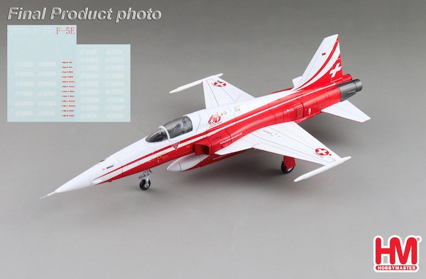 Northrop F-5E Tiger II Swiss Air Force, Patrouille Suisse "60th Anniversary", 2024  HA3373