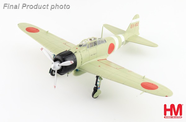 A6M2 Zero Fighter Type 21 EII-102, PO 1st Class Testsuzo Iwamoto,  Carrier Zuikaku, Dec 1941 "Pearl Harbour"  HA8810