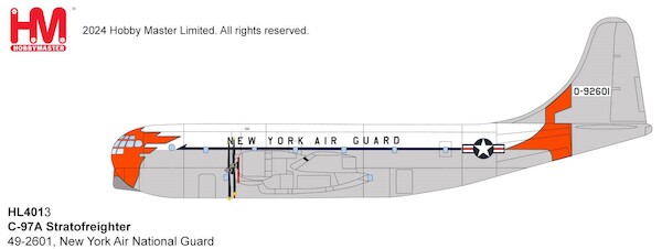 C97A Stratofreighter 49-2601, New York Air National Guard  HL4013