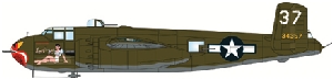 North American B25H "Gunship" Mitchell  01E03