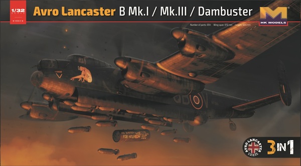 Avro Lancaster B Mk 1/ BIII /  Dambuster  3 in one  HKM01E12